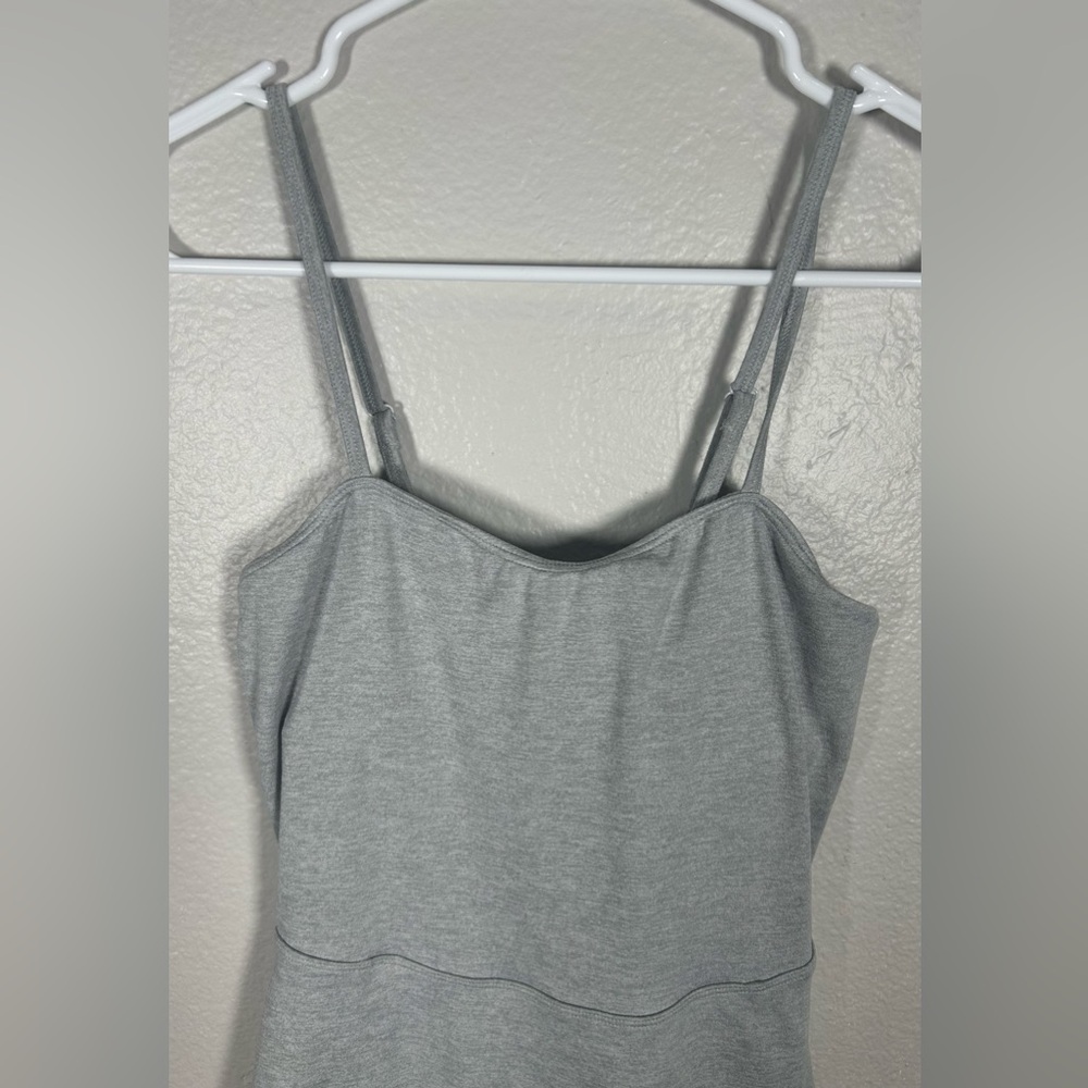 Alo Yoga Courtside Tennis Dress Heather Gray Alosoft Fit Flare Small S - Picture 7 of 10